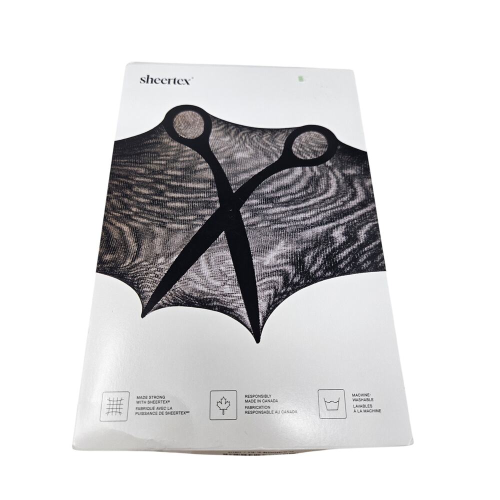 NEW Sheertex XL Classic Ultra Sheer Rip Resistant Tights Black Career